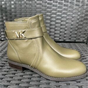 MICHAEL KORS ANKLE BOOTS,Michael Kors Sage Green ankle boots size 6.5